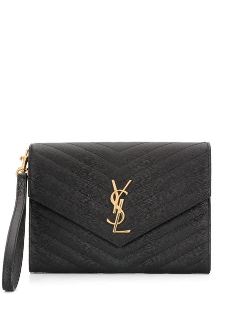 ysl clutch purse|farfetch ysl clutch.